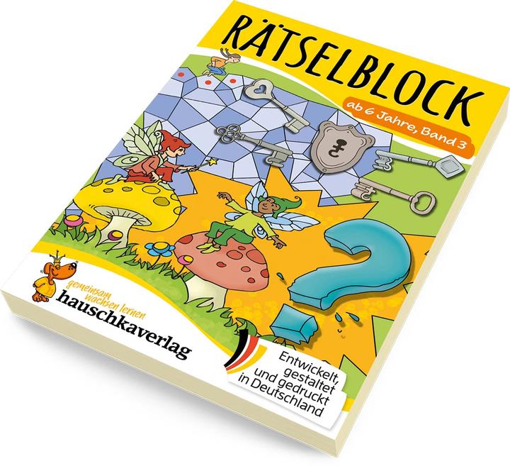 Produktbild Rätselblock ab 6 Jahre - Band 3 (Deutsch, Agnes Spiecker, Mascha Greune, Gisela Specht, Birgit Maier, 2023)