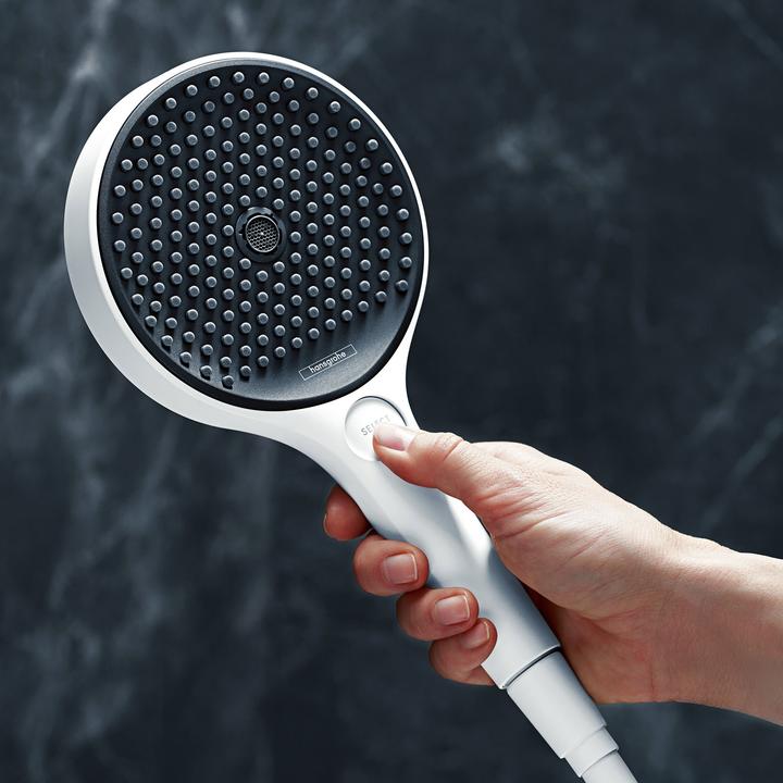 Produktbild hansgrohe Rainfinity Douchette à main 130 3jet, EcoSmart, 26862700, 26862700 (3 Strahlarten, 6 l/min)