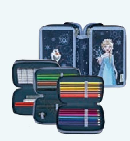 Produktbild Scooli Necessaire Tripledecker Frozen gefüllt