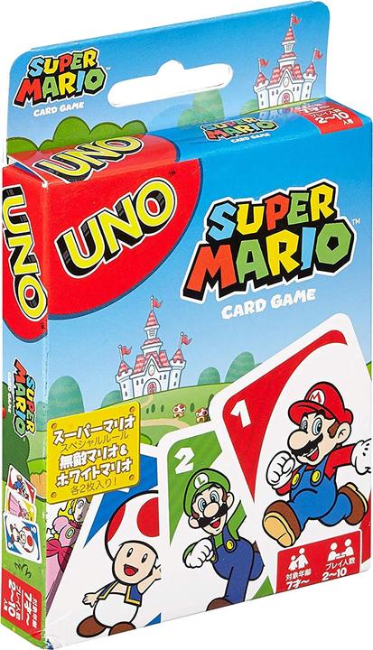 Actual product image Mattel Games UNO Mario Kart (English, Spanish)