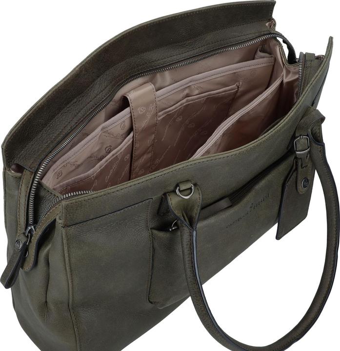 Productafbeelding Castelijn & Beerens & Beerens - Carisma Laptoptas 15,6 + tablet RFID | groen -