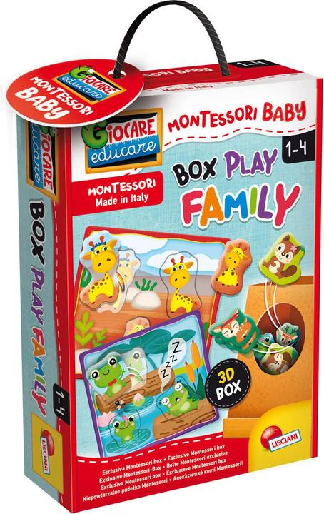 Productafbeelding Lisciani Lisicani Montessori Babydoos - Dierenfamilies (Frans)