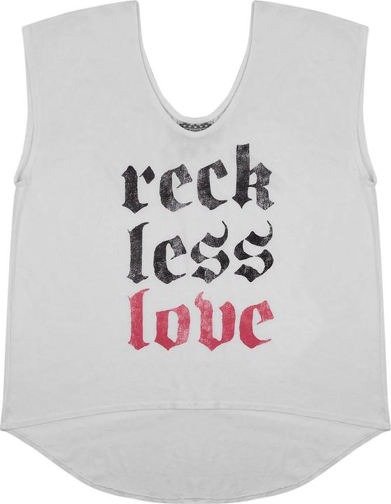 Actual product image Generic Womens/Ladies Reckless Love Vest Top (M)