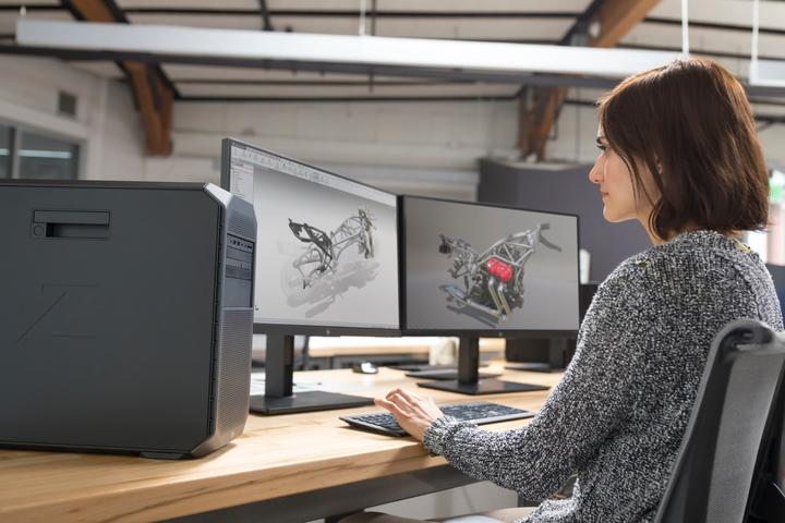 Produktbild HP Workstation Z4 G4 (Intel Xeon W-2225, 32 GB, 512 GB, RTX A4000)