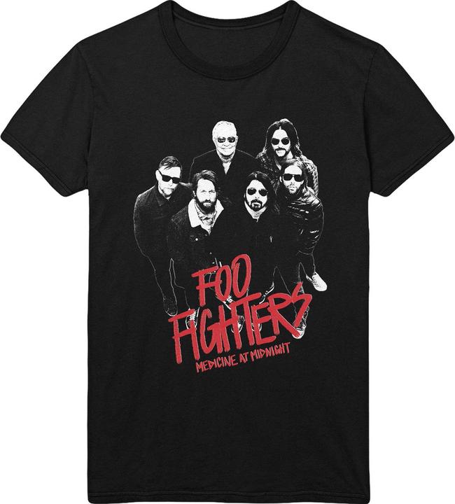 Immagine prodotto Foo Fighters Maglietta con foto di medicina per adulti a mezzanotte (M)