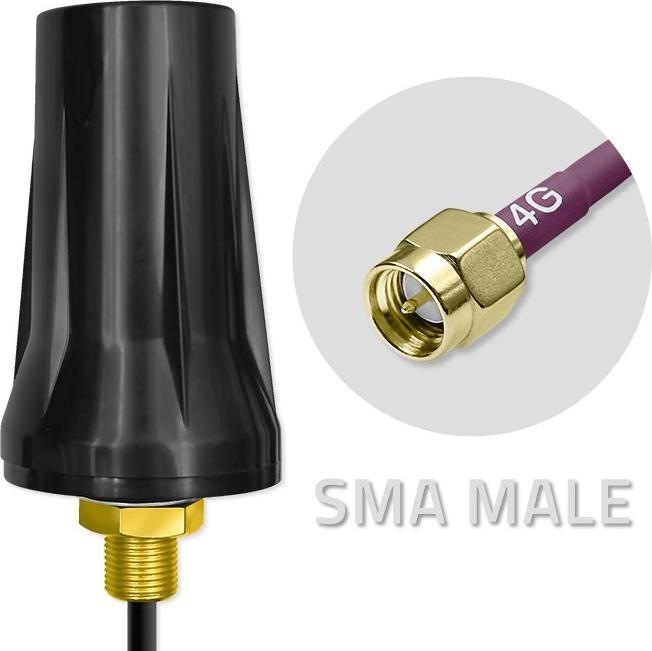 Actual product image Qoltec Antena 4G LTE dookólna DUAL | 7dBi | Zewnętrzna
