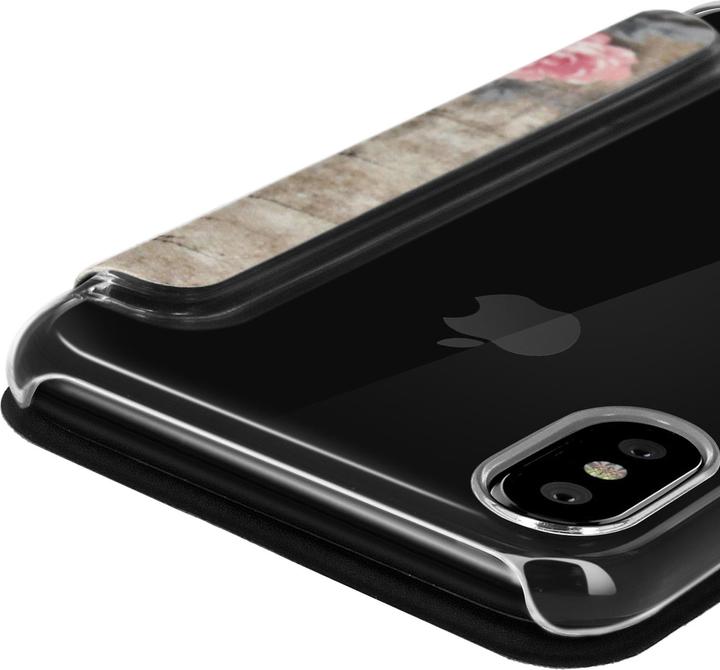 Immagine prodotto Akashi Flip-Schutzhülle mit Kartenfach Apple iPhone X – – Paris Champs Élysées (Apple iPhone XS)