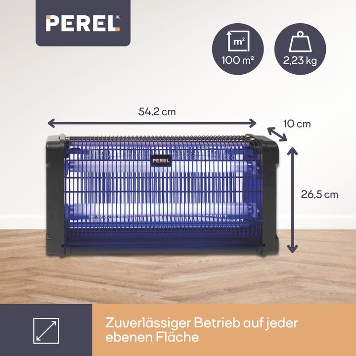 Productafbeelding Velleman vliegende insectenverdrijver 360° - 2 x 15 W