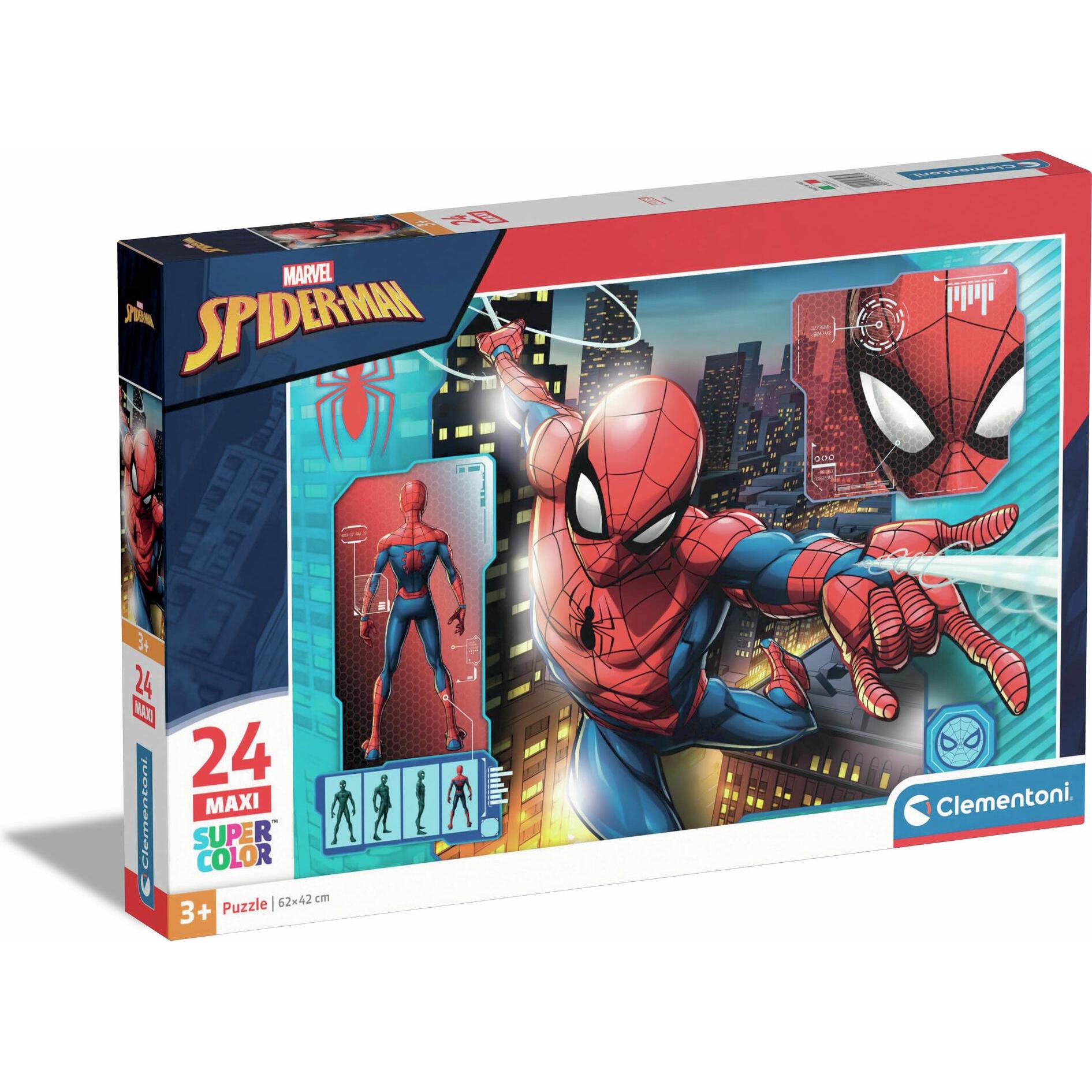 Clementoni Uomo Multicolore Marvel Ragno (24 Pezzi)