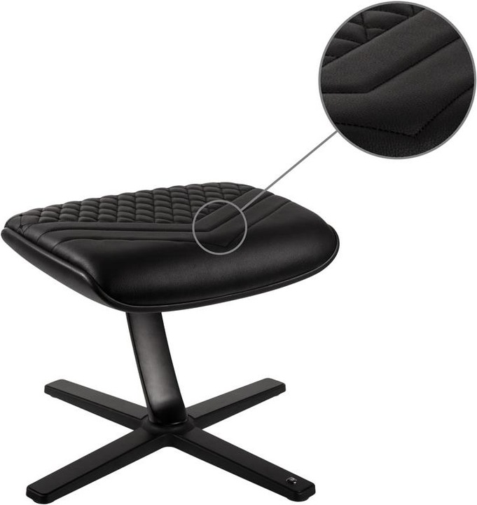 Image du produit noblechairs Repose-pieds en cuir véritable