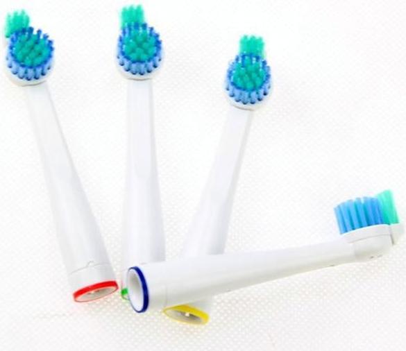 Actual product image Hermex Pack of 4 brushes compatible for Philips Sensiflex HX2012 HX1600 HX2012/30 (4 x)