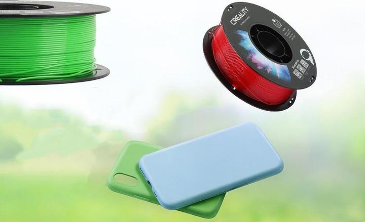 Image du produit Creality Filament TPU, rouge, 1.75 mm, 1 kg (TPU, 1.75 mm, 1000 g)