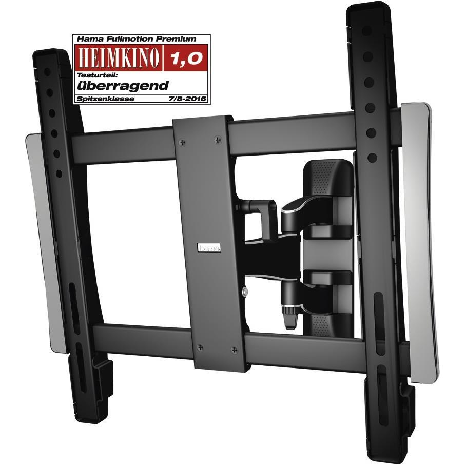 Thumbnail - Hama Fullmotion Premium (Wand, 65", 50 kg), TV Wandhalterung, Schwarz