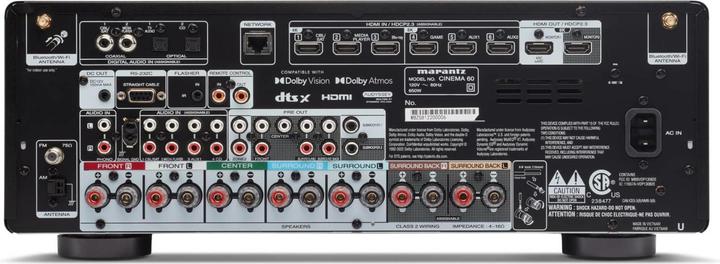 Actual product image Marantz Cinema 60 7.2 AV receiver with 8K video *black* (7.2 channels, AM, FM)