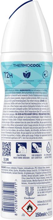 Produktbild Rexona Deo Spray Thermocool Eucal and Coconut 150 ml (Spray, 150 ml)