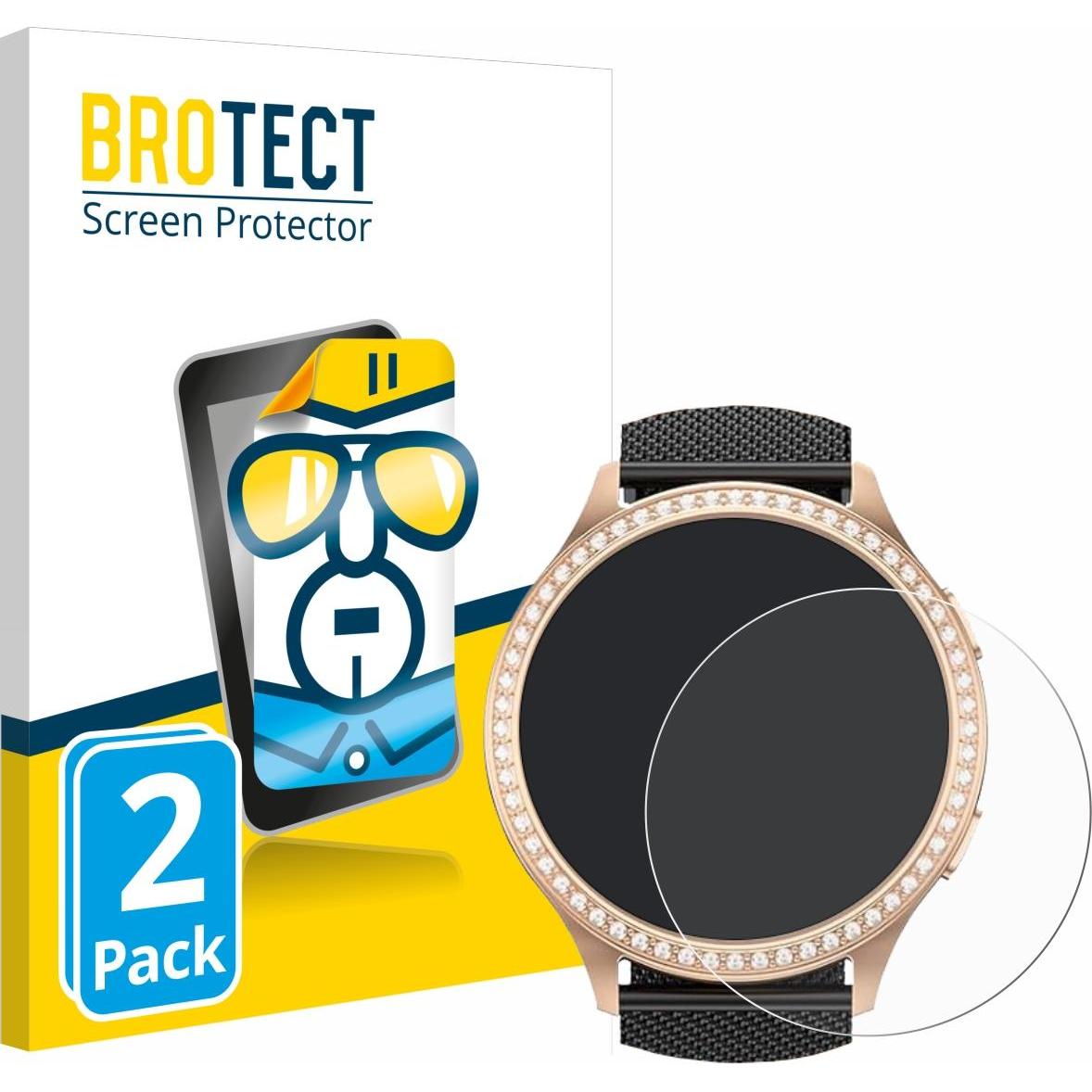 BROTECT Schutzfolie Displayschutz Displayschutzfolie Folie Klar Transparent, Smartwatch Schutzfolie, Transparent