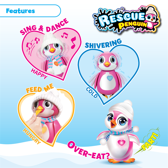 Produktbild Komelon Rescue Penguin ass.