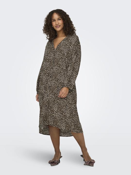 Produktbild Only CARNEWDENIZIA Langes Kleid Hemdblusenkleid (42)
