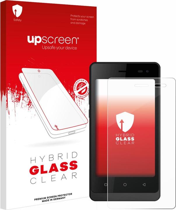 Image du produit upscreen Verre de protection Film de protection en verre Film de protection d'écran clair (1 pcs, Logicom Wave 2)