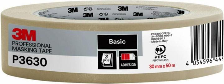 Actual product image 3M Scotch Malerkreppb. PRO 30mmx50m beige P3630 (30 mm)