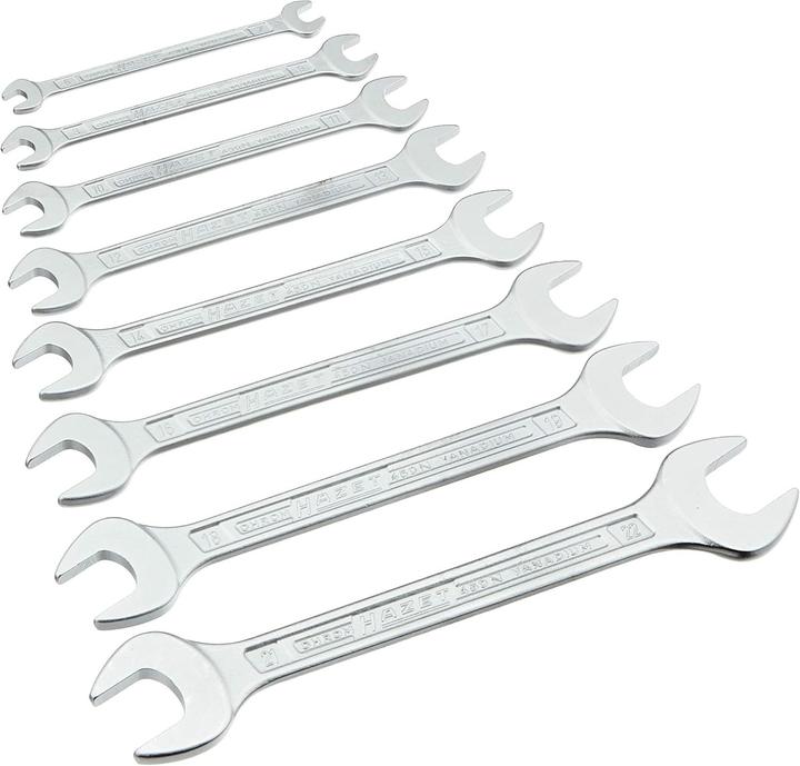 Produktbild HAZET Doppel-Maulschlüsselsatz (10  mm, 11 mm, 12 mm, 13 mm, 14 mm, 15 mm, 16 mm, 17 mm, 18 mm, 19 mm, 20 mm, 21 mm, 22 mm, 6 mm, 7 mm, 8 mm, 9 mm)