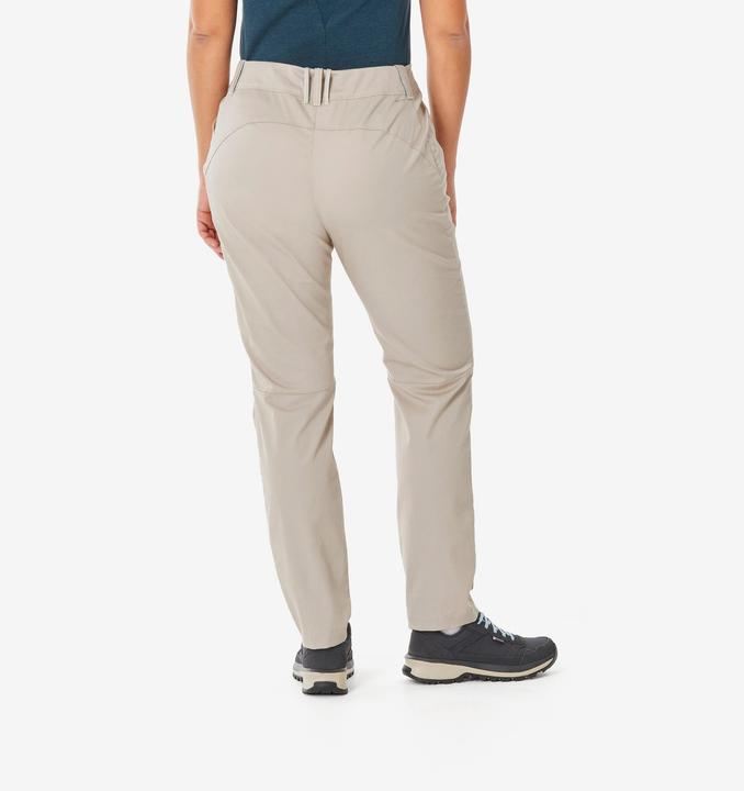 Actual product image Quechua Wanderhose Damen Regular - NH500 beige (31)