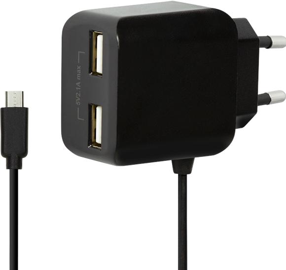 Actual product image LogiLink USB socket adapter (10.50 W, 2 ports)