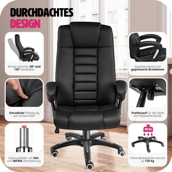 Produktbild tectake Chefsessel