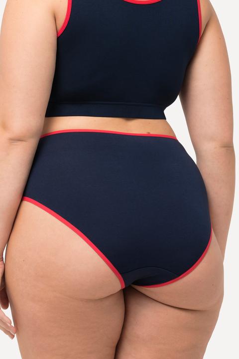 Immagine prodotto Ulla Popken Slip midi in confezione da sette con scritta (42, 44, Confezione da 7)