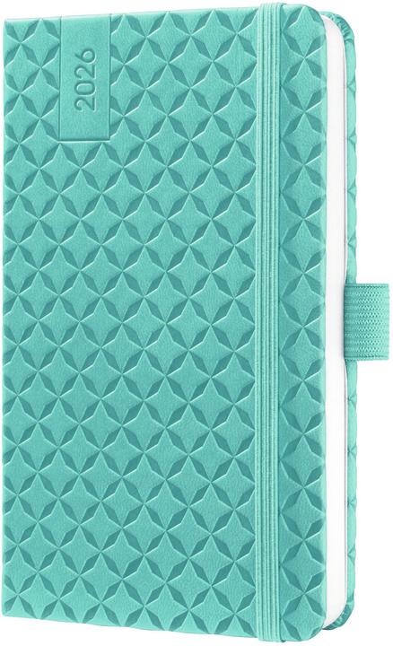 Image du produit Jolie Agenda Flair 2026 J6102 1W/2S aqua green ML A6 (Allemand, Français, Néerlandais, Anglais)