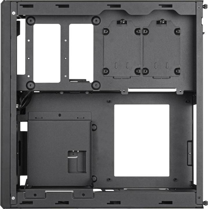 Produktbild Silverstone SST-ML12B Milo Slim HTPC Slim & compact Mini-ITX Computer Case (Mini-ITX)