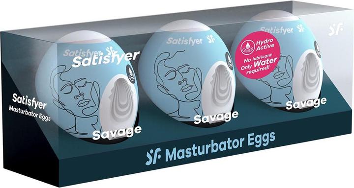 Produktbild Satisfyer Masturbator Egg Set - Savage
