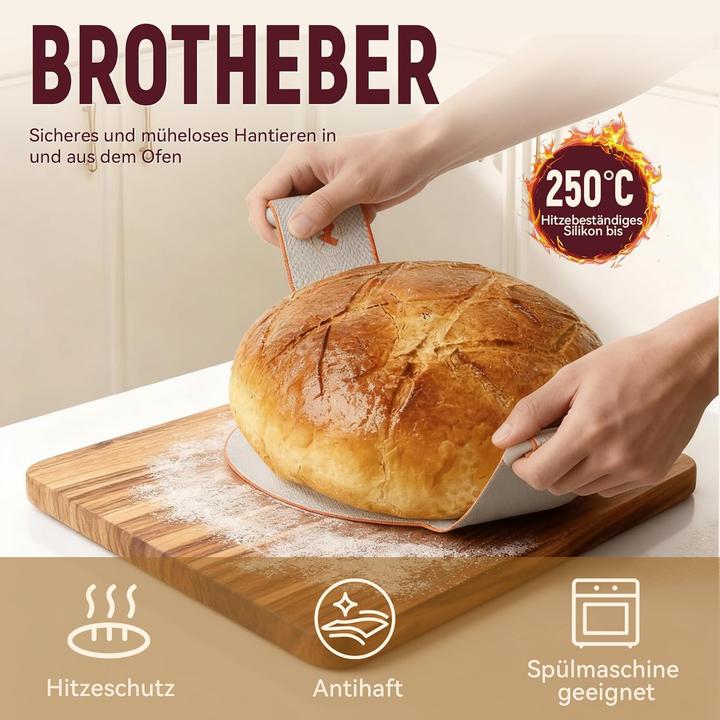Produktbild Brotbackset mit Gärkorb und Sauerteig Starterset
