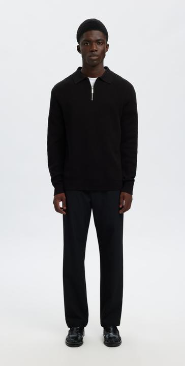 Produktbild Selected Slhdane Ls Knit Struc Half Zip Polo Noos (S)