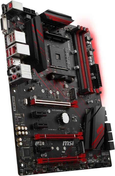 Actual product image MSI X470 Gaming Plus (AM4, AMD X470, ATX)