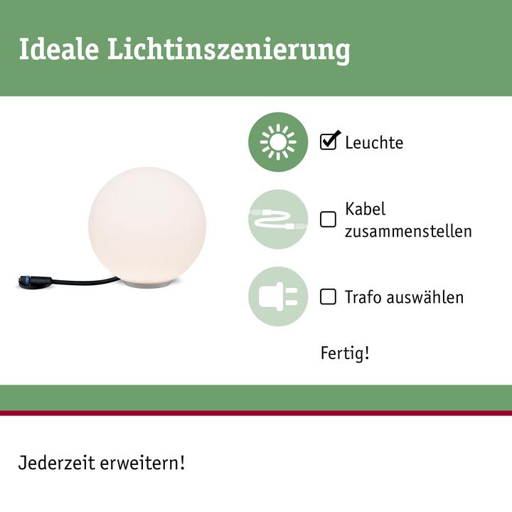 Produktbild Paulmann Outdoor Plug & Shine Globe (235 lm, IP67)