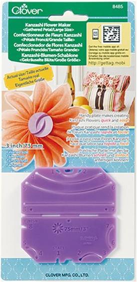 Produktbild Clover Kanzashi Blume Gekräuselte Blüte/grosse Grösse
