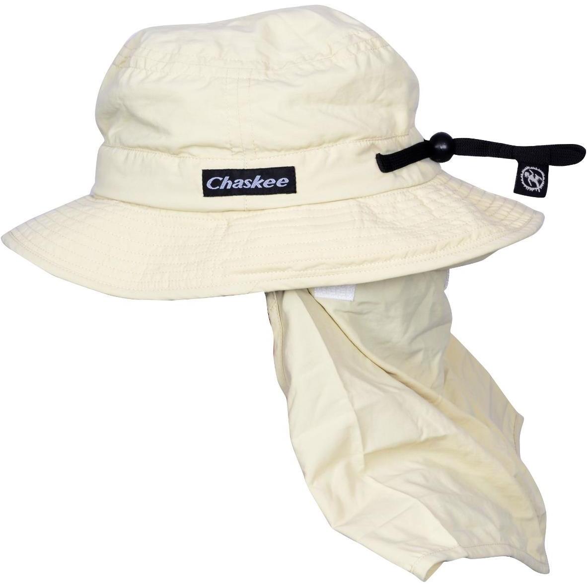 Chaskee, Unisex, Cap, Bob Neck Protection Hat, Beige, (S)