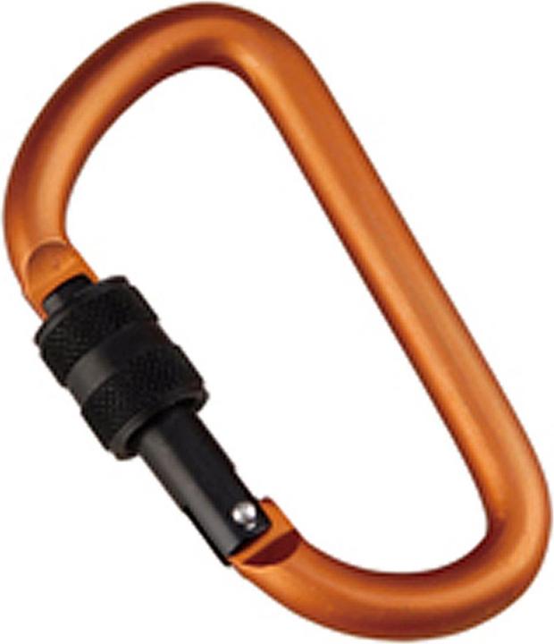 Produktbild Munkees D-Shape Carabiner w. Screw Lock 8x80mm