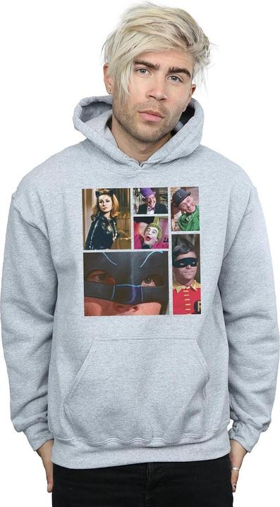 Immagine prodotto Felpa da uomo con cappuccio con foto della serie TV di Batman (4XL)