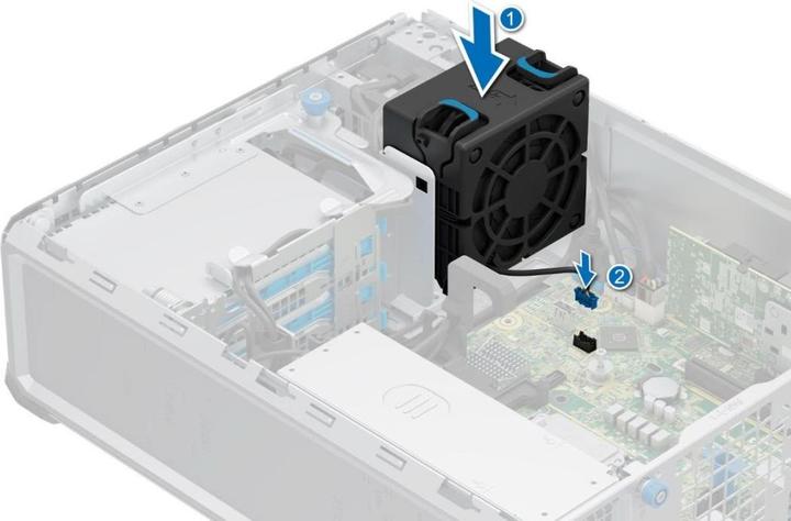 Actual product image Dell PowerEdge T160 PCIe Fan Customer Kit