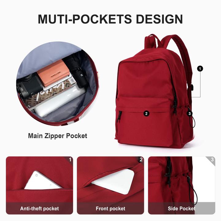 Produktbild Only-Bags.Store Schulrucksack, lässige Reiseschultaschen Laptop Rucksack Leichter Rucksack