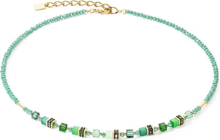 Produktbild Coeur de Lion Mini Cubes Halskette (Edelstahl, Glas, 42 - 48 cm)