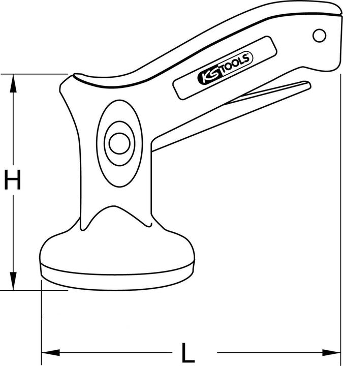 Actual product image KS Tools 140.1015 (8 kg)