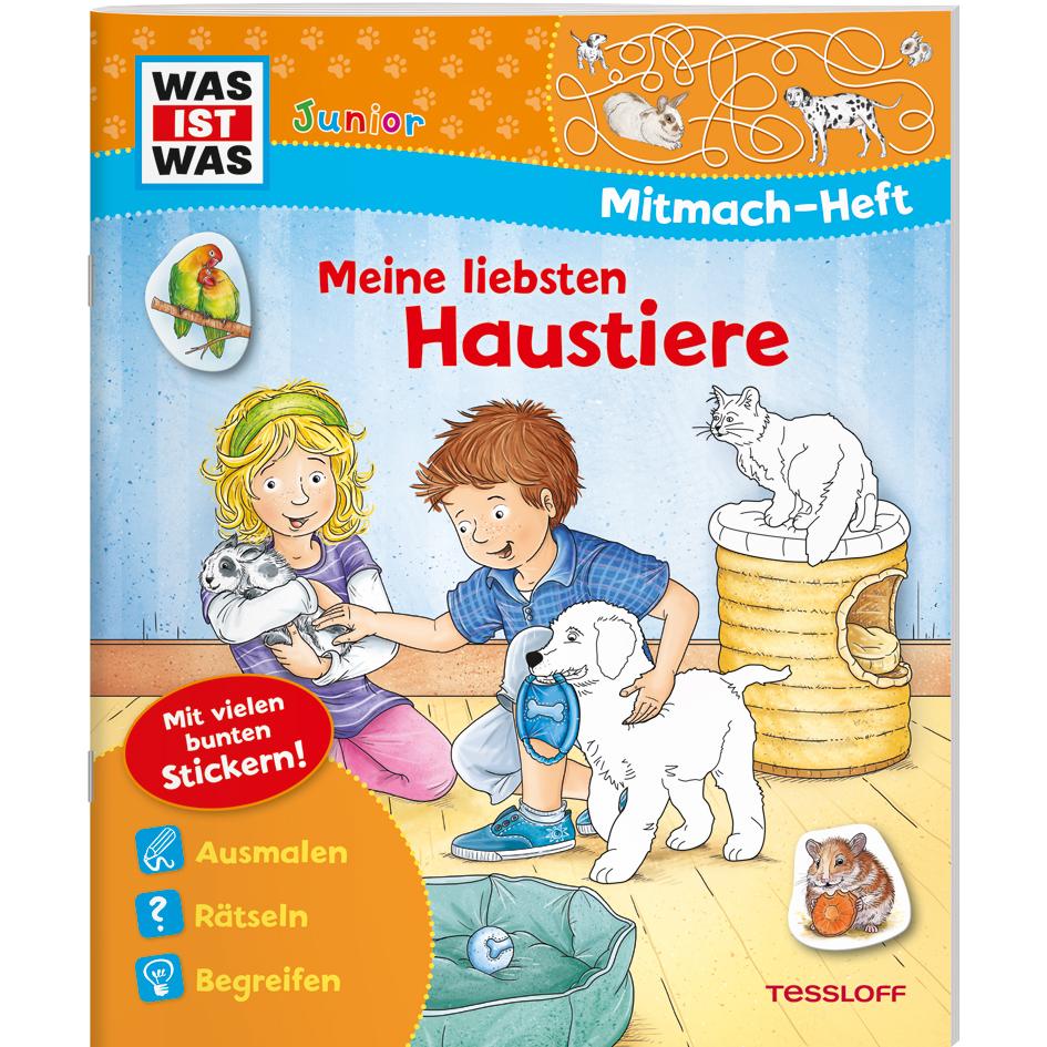 WIW Mitmachheft - Liebsten Haustiere, Kinderbücher von Stefan Lohr, Tatjana Marti