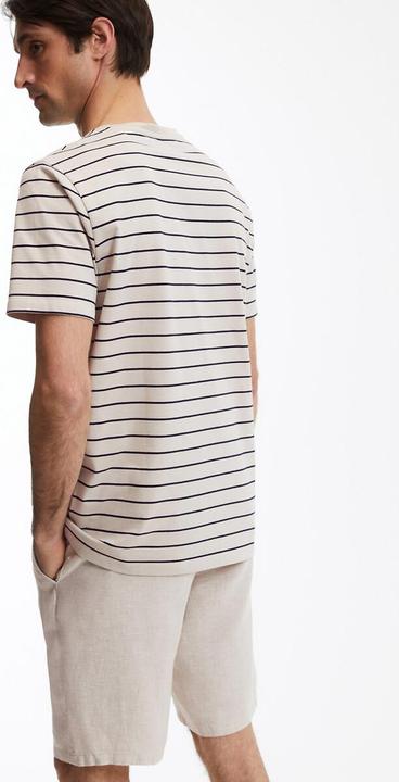 Produktbild La Redoute Collections Gestreiftes T-Shirt mit rundem Ausschnitt (XL)