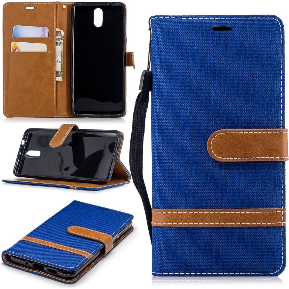 König Design Hülle Handy Schutz für Nokia 3.1 Case Cover Tasche Wallet Etui Handyhülle Bumper (Nokia 3.1), Smartphone Hü...