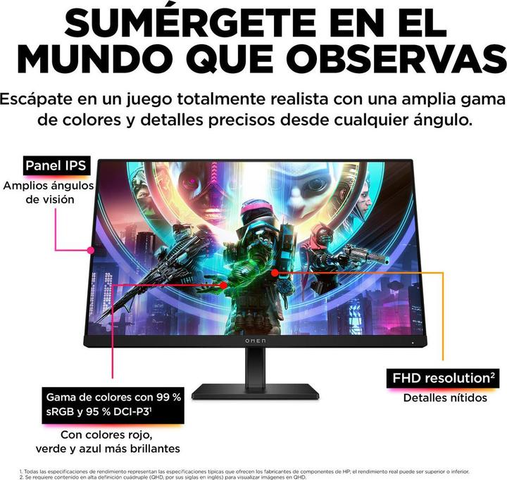 Immagine prodotto HP Omen 24 (1920 x 1080 pixel, 23.80")