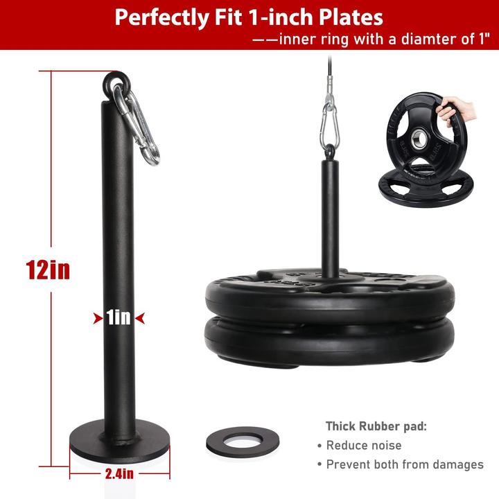 Actual product image Syl Fitness Gewichtsplatte Ladestift für Home Gym
