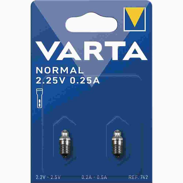 Produktbild Varta Glühbirnchen 742 (E10, 6.49 lm, 2 x)